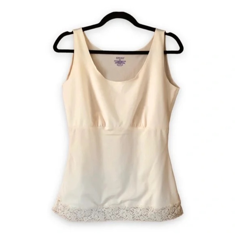 Elegant Cream Lace Trim Camisole